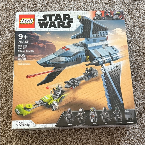 LEGO Star Wars The Bad Batch Attack Shuttle - Blue and Black